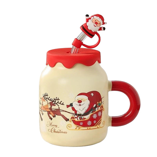 Santa Claus with Spoon/Straw
