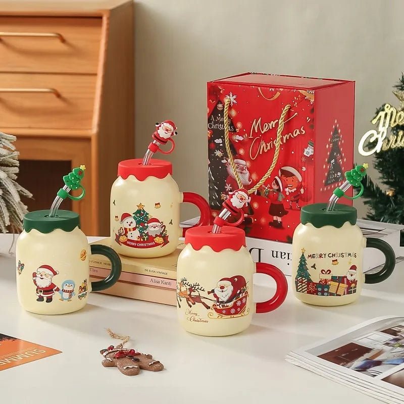 Santa Claus with Spoon/Straw