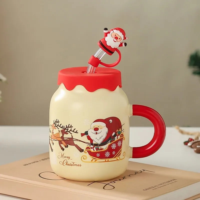 Santa Claus with Spoon/Straw